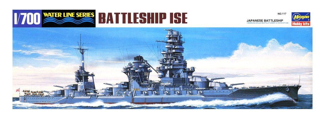 Hasegawa | Сборная модель Линкор ВМС Японии IJN BATTLESHIP ISE, 49117, Hasegawa 1/700