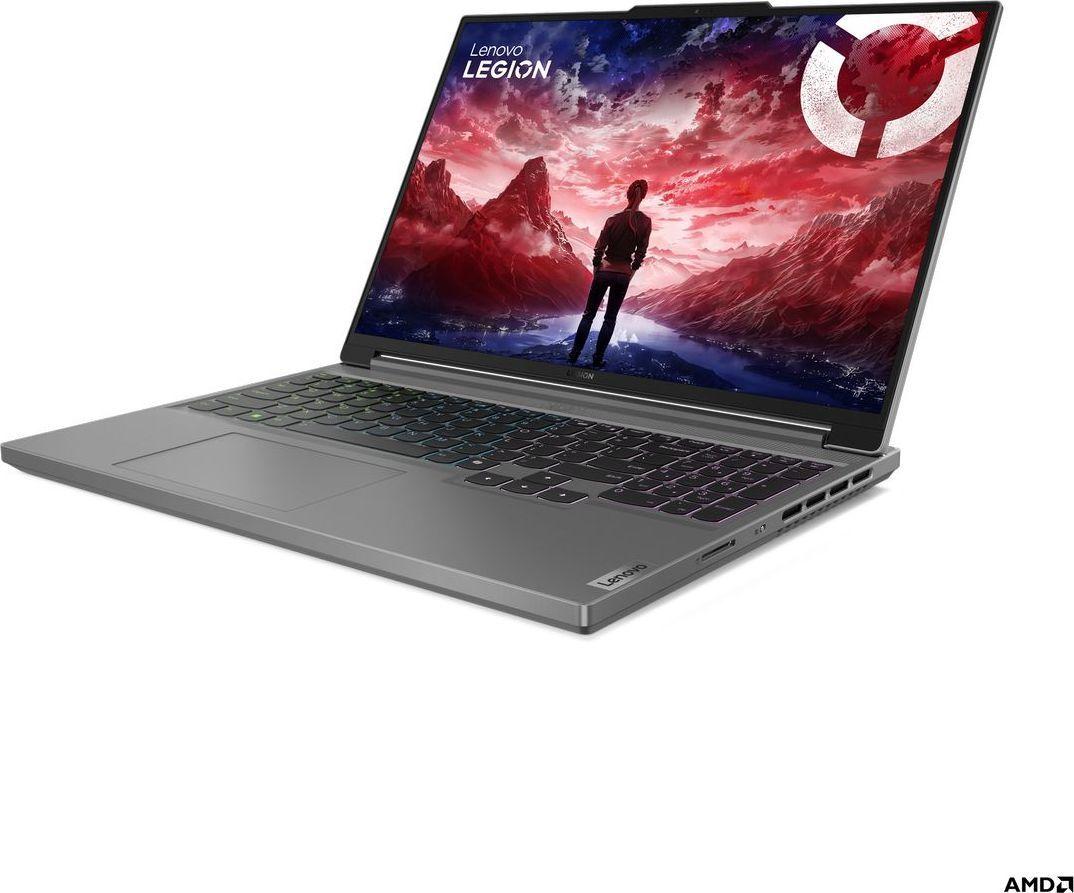 Lenovo Legion Slim 5 16AHP9 Игровой ноутбук 16", AMD Ryzen 7 8845HS, RAM 32 ГБ, SSD 1024 ГБ, NVIDIA GeForce RTX 4060 (8 Гб), Без системы, (83DH005NRK), серый, Русская раскладка