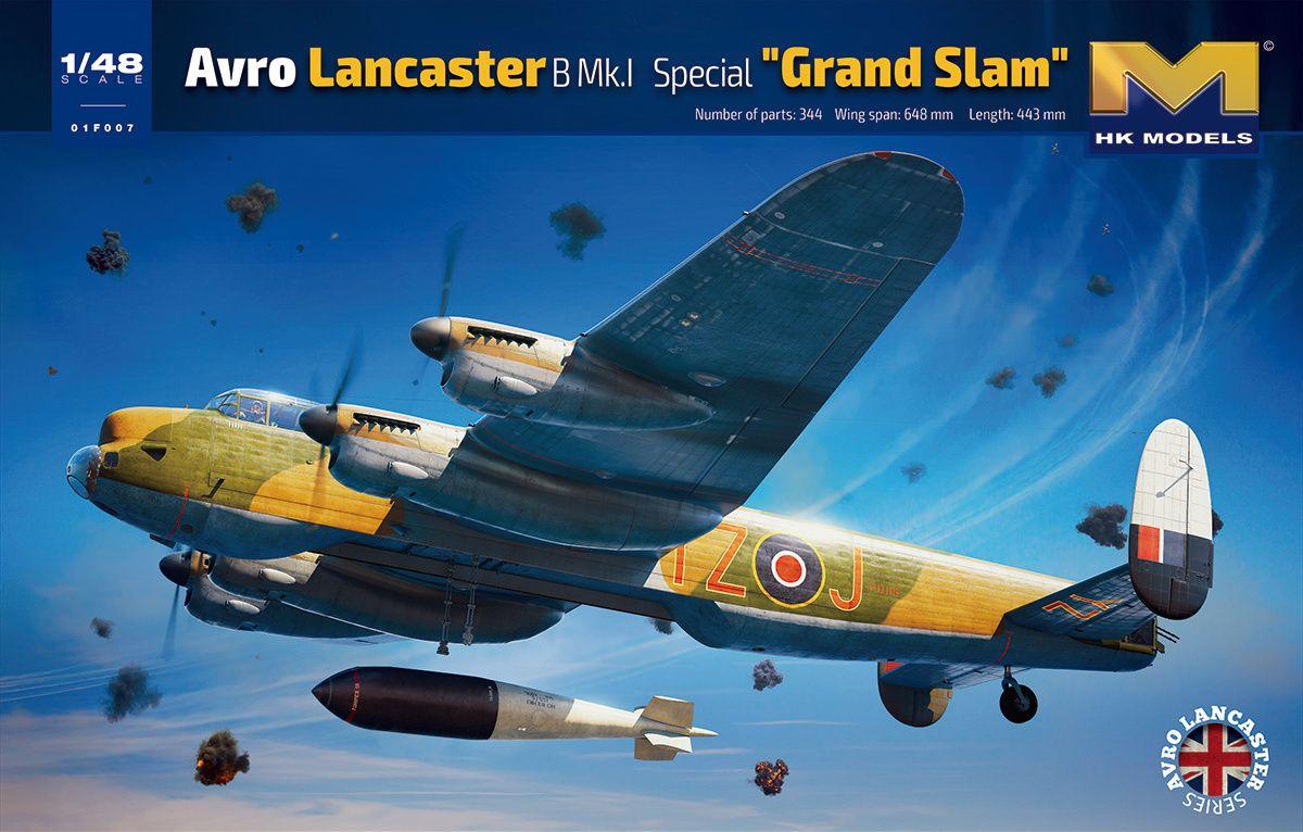 Сборная модель самолета Avro Lancaste Grandslam 01F007, масштаб 1/48