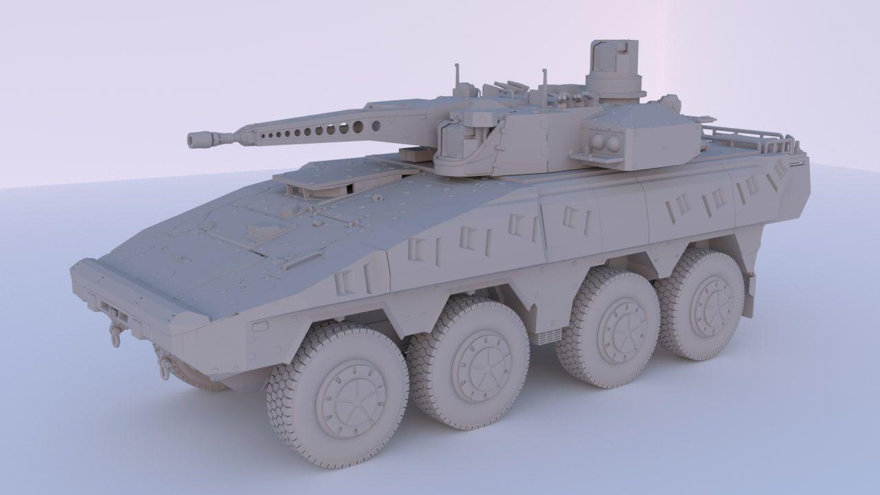 Boxer CRV С ДЗ StrikeShield сборная модель в масштабе 1:72