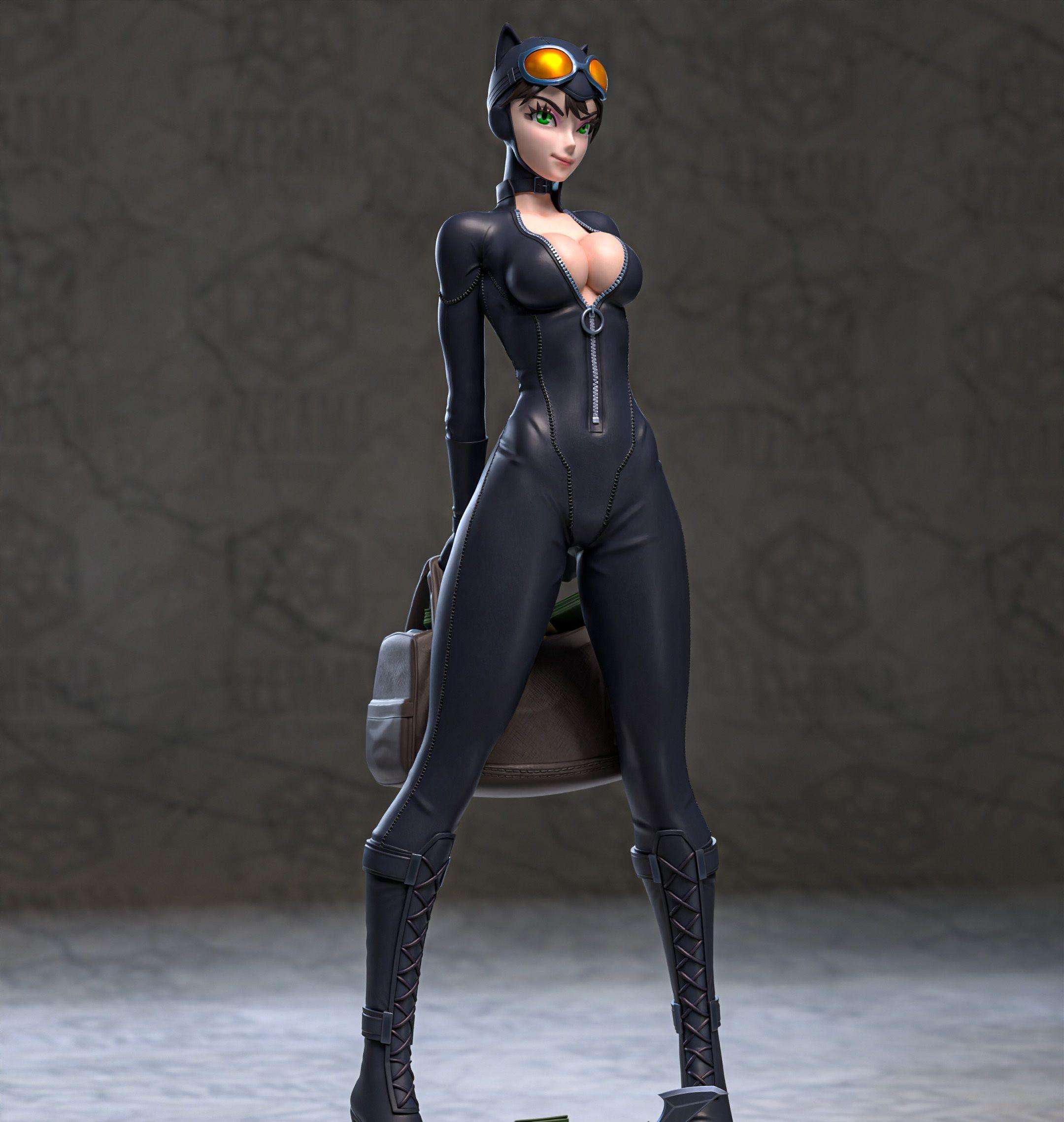 Женщина-кошка (Catwoman), 160мм, под покраску