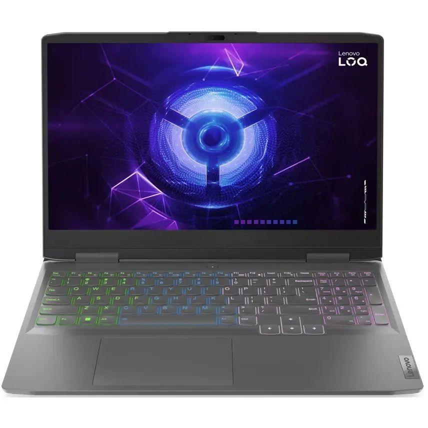 Lenovo LOQ 15IRH8 Игровой ноутбук 15.6", Intel Core i7-13620H, RAM 16 ГБ, SSD 512 ГБ, NVIDIA GeForce RTX 4050 для ноутбуков (6 Гб), Без системы, (82XV00XSRK), серый, Русская раскладка