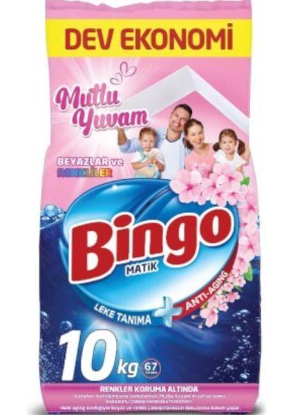 BINGO Стиральный порошок 10000 г 67  стирок Для белых тканей, Для цветных тканей