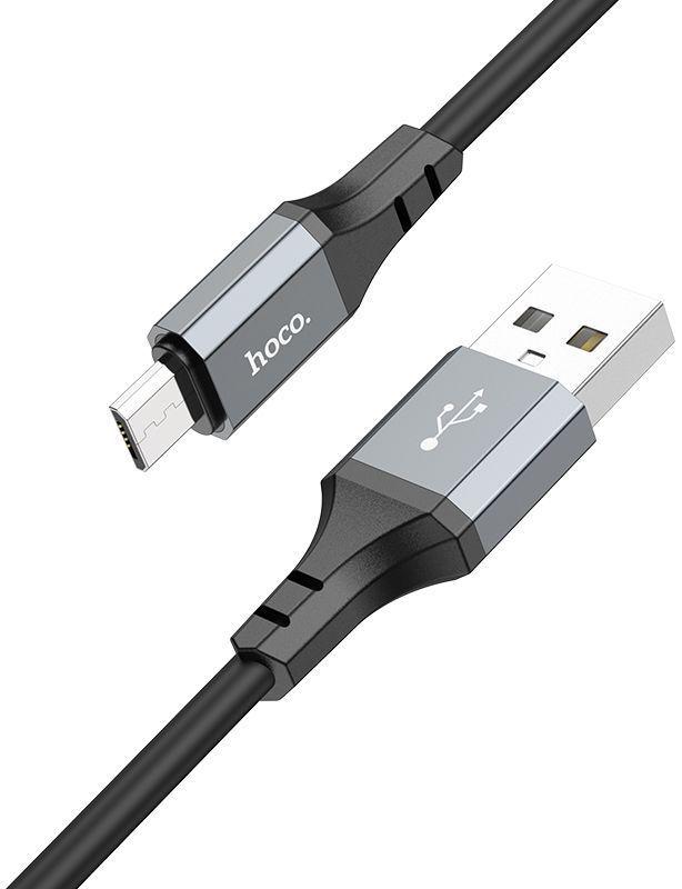 Кабель Hoco X86 Micro Spear X86 MICRO USB (m) micro USB (m) 1m , черный