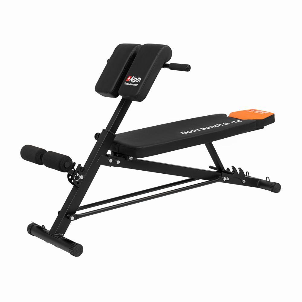 Alpin | Multi bench G-14 Скамья для пресса и гиперэкстензии 3 в 1