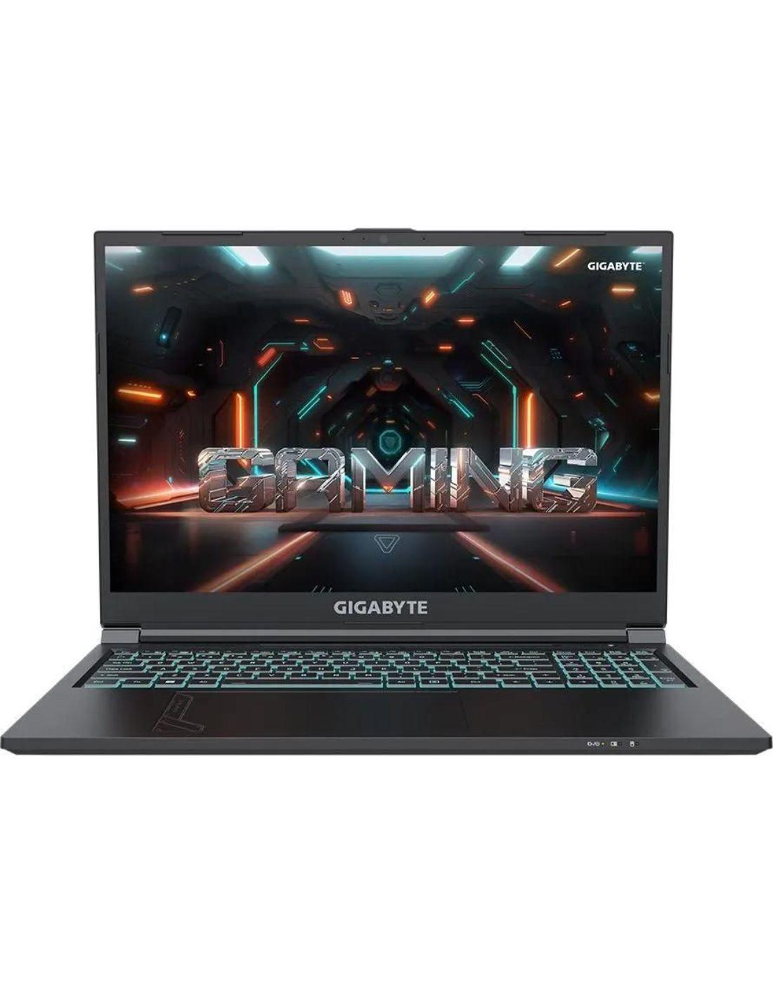 Gigabyte KF-G3KZ853SD Игровой ноутбук 16", Intel Core i7-12650H, RAM 16 ГБ, SSD 512 ГБ, NVIDIA GeForce RTX 4060 для ноутбуков (8 Гб), Без системы, (KF-G3KZ853SD), черный, Русская раскладка