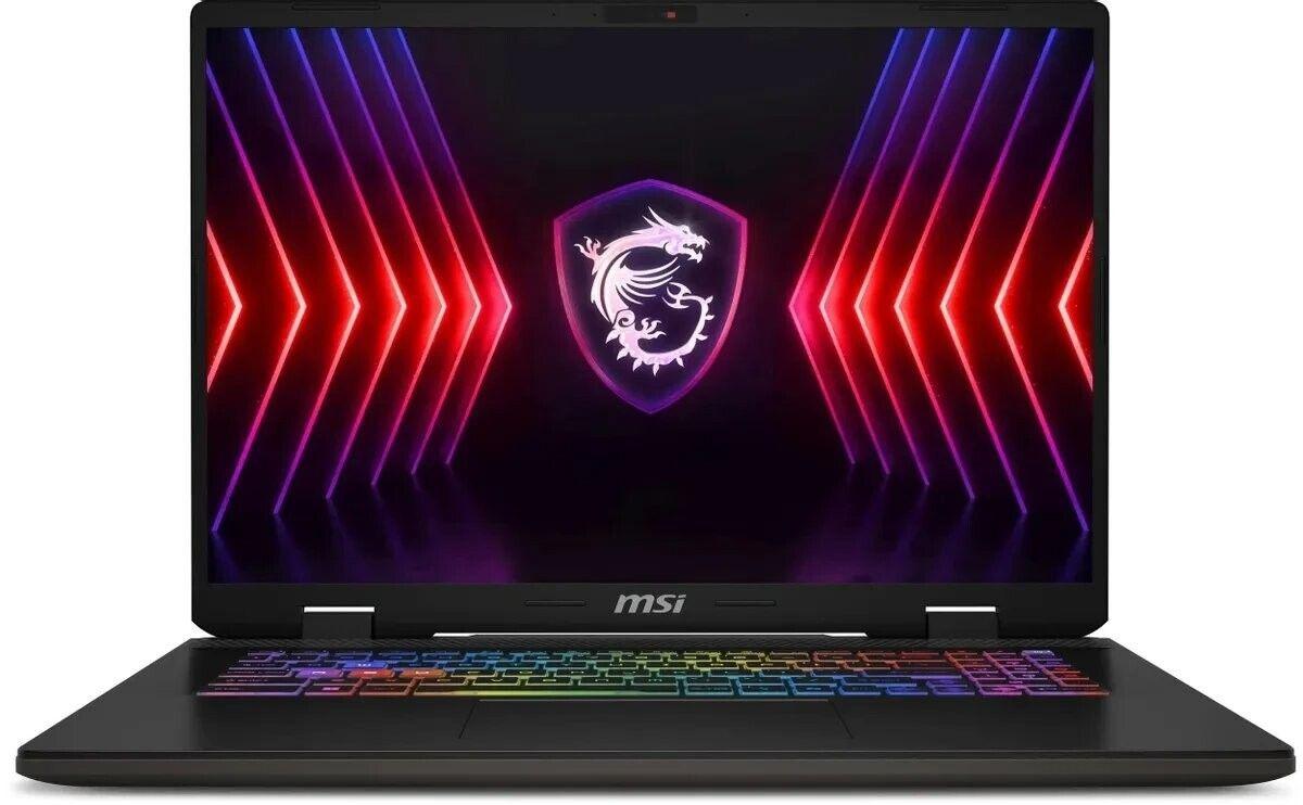 MSI Sword 17 HX B13VFKG-099XRU i7 13700HX 16Gb SSD1Tb Free DOS grey space (9S7-17T214-099) Игровой ноутбук 17", Intel Core i7-13700HX, RAM 16 ГБ, SSD 1024 ГБ, NVIDIA GeForce RTX 4060 (16 Гб), (Sword 17 HX B13VFKG-099XRU i7 13700HX 16Gb SSD1Tb Free DOS grey space (9S7-17T214-099)), серый