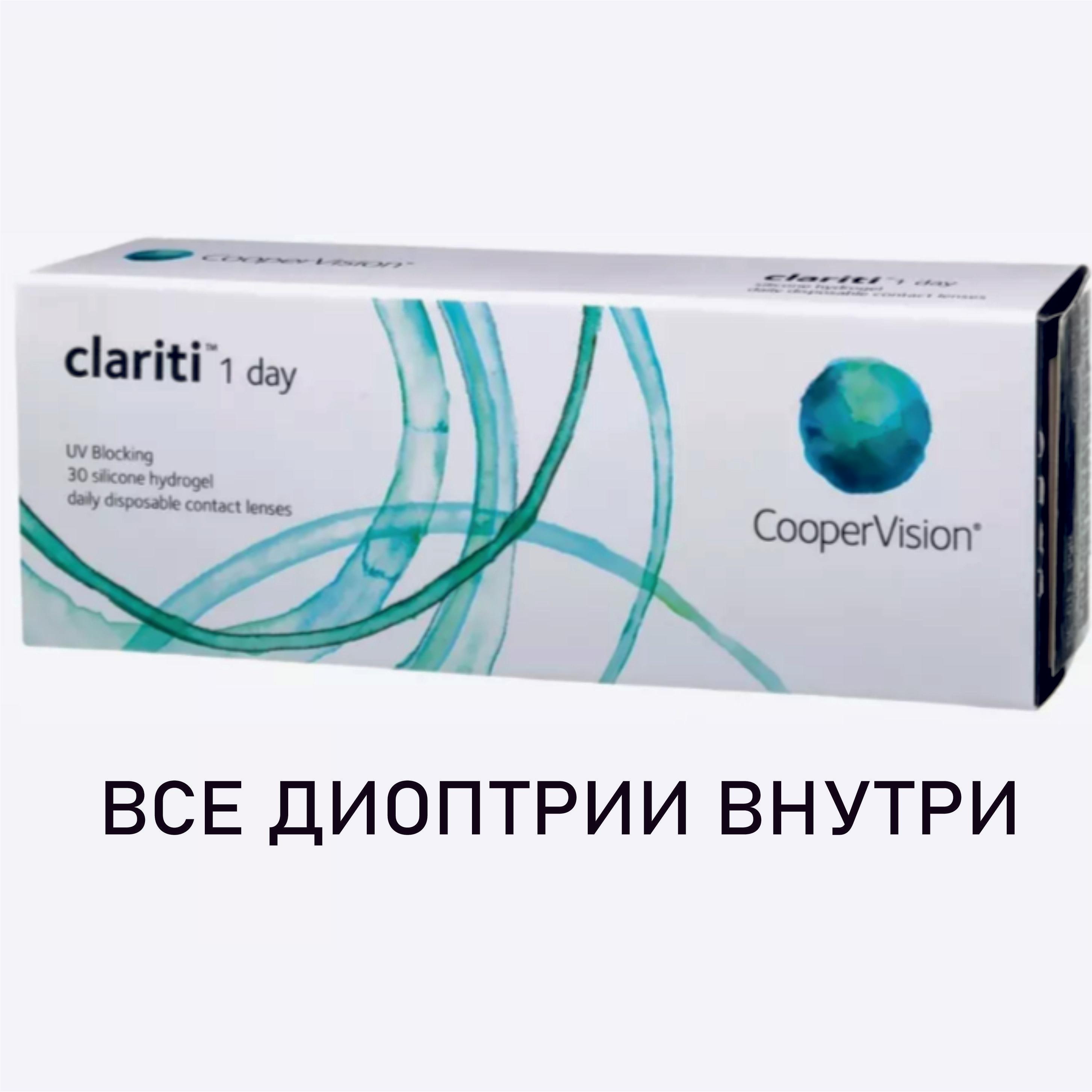 CooperVision | Clariti 1 day -2.25 Линзы для глаз CooperVision Кларити 30 шт.