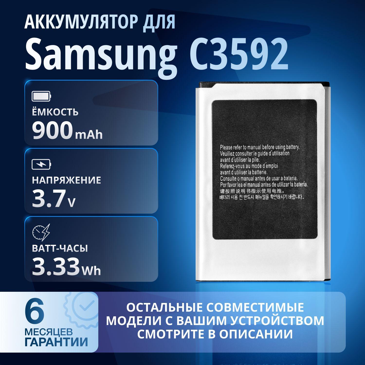 Аккумулятор EB483450VU для Samsung GT-C3592, Samsung GT-C3752, Samsung GT-S5350