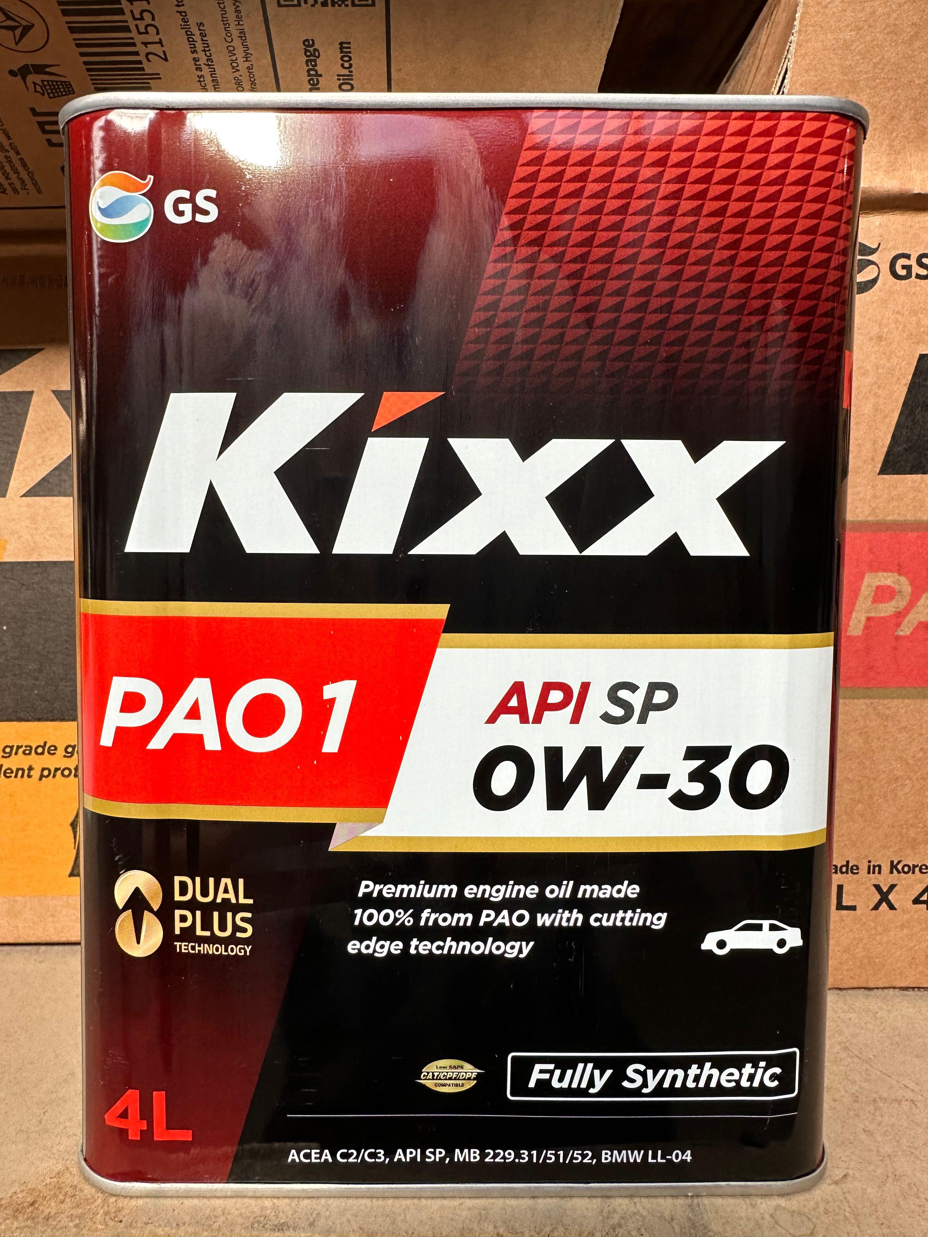 Kixx pao 0w30 0W-30 Масло моторное, Синтетическое, 4 л