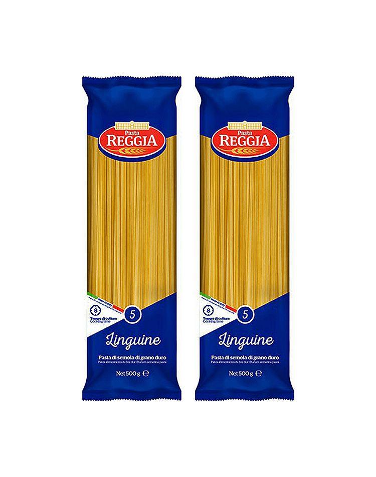 Макаронные изделия Pasta Reggia №5 Linguine, 2 уп по 500 гр