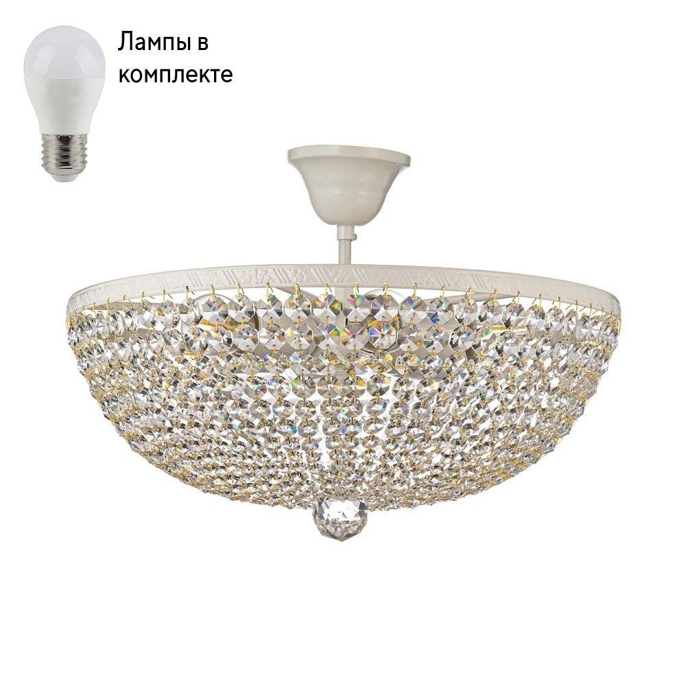 Люстра потолочная с Led лампочками в комплекте Arti Lampadari Nobile E 1.3.40.100 WG+Lamps