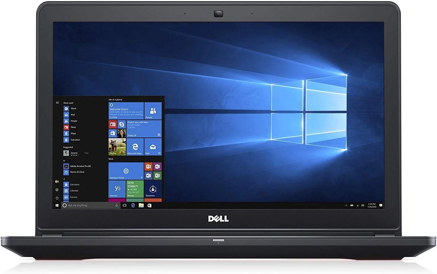 Dell NOT-DE-173 Игровой ноутбук 15.6", Intel Core i5-7300HQ, RAM 8 ГБ, SSD 250 ГБ, NVIDIA GeForce GTX 1050 (4 Гб), Windows Home, черный, Английская раскладка