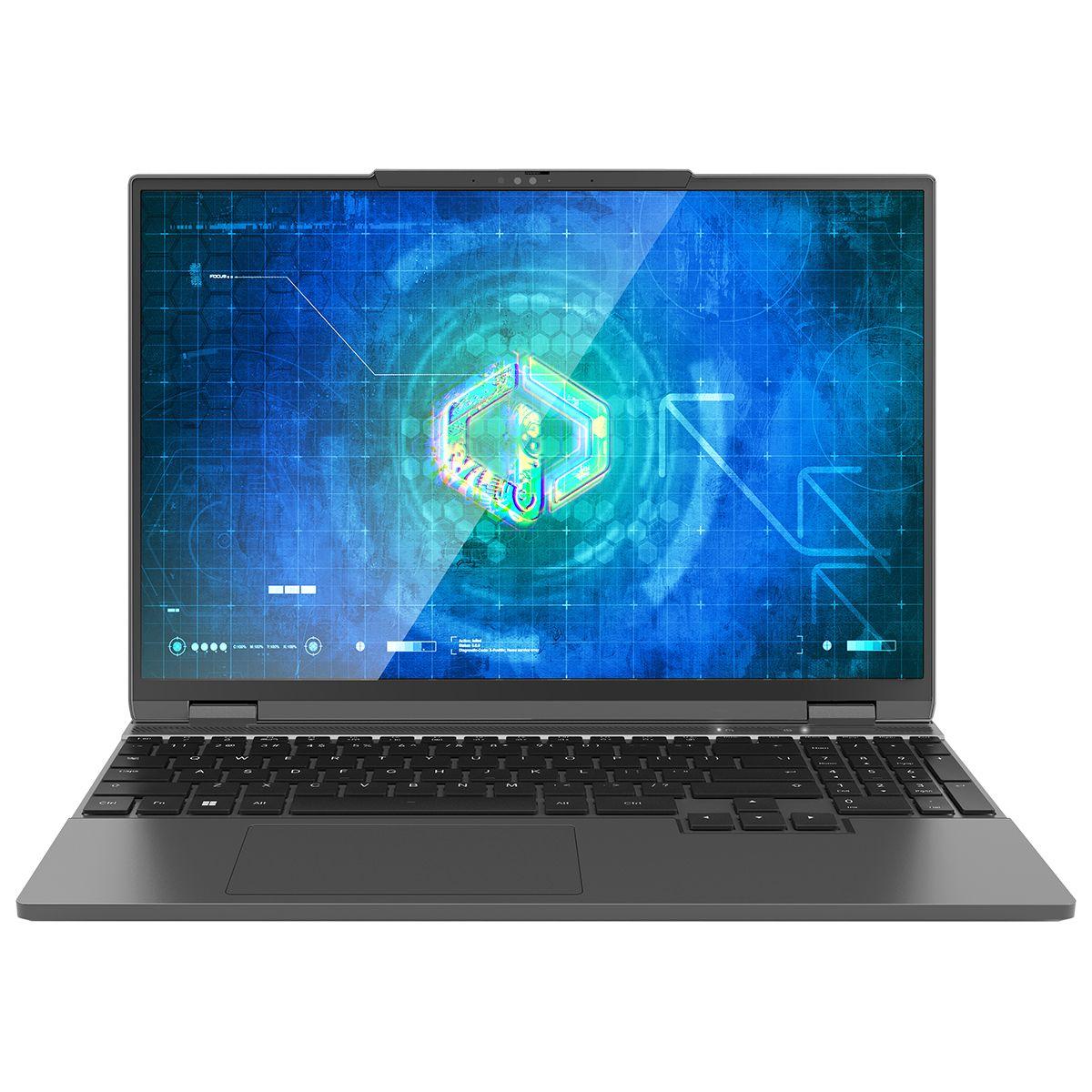 MAIBENBEN X-Treme Typhoon X15B Игровой ноутбук 15.3", AMD Ryzen 7 8845HS, RAM 16 ГБ, SSD 1000 ГБ, NVIDIA GeForce RTX 4060 для ноутбуков (8 Гб), Linux, (X15B-R78846GQSLBRE0), серый, Русская раскладка