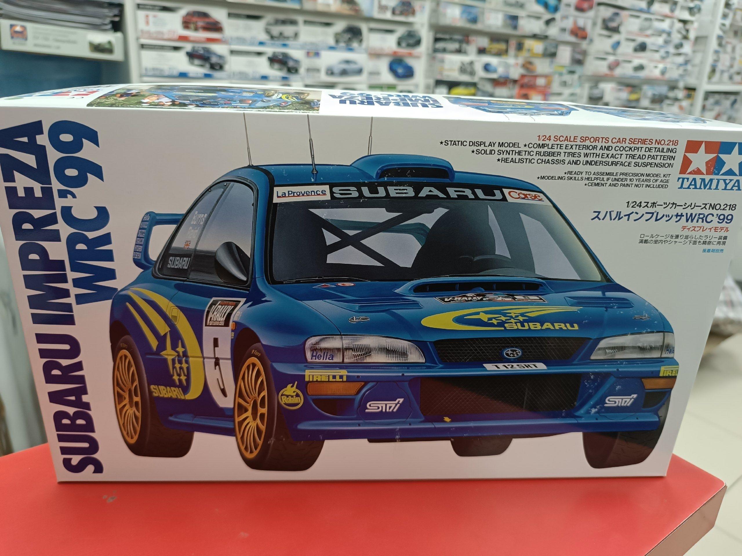 24218 Subaru Impreza WRC '99 Tamiya 1:24 Сборная модель