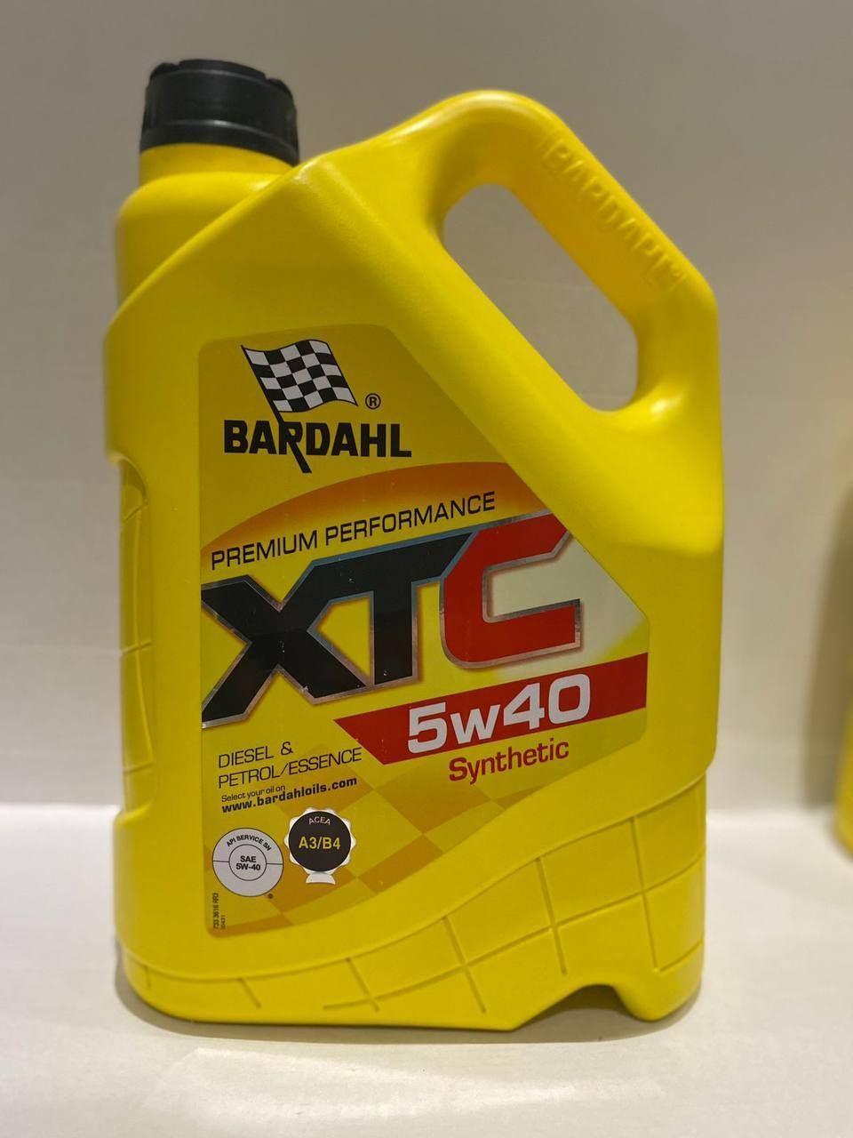 Bardahl XTC 5W-40 Масло моторное, Синтетическое, 5 л