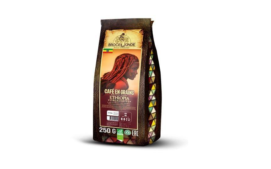 Кофе в зернах Broceliande Ethiopia Yirgaceffe (Броселианд Эфиопия Ергачеф) - 250 грамм.