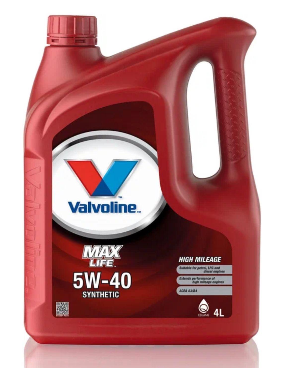 Valvoline 5W-40 Масло моторное, Синтетическое, 4 л