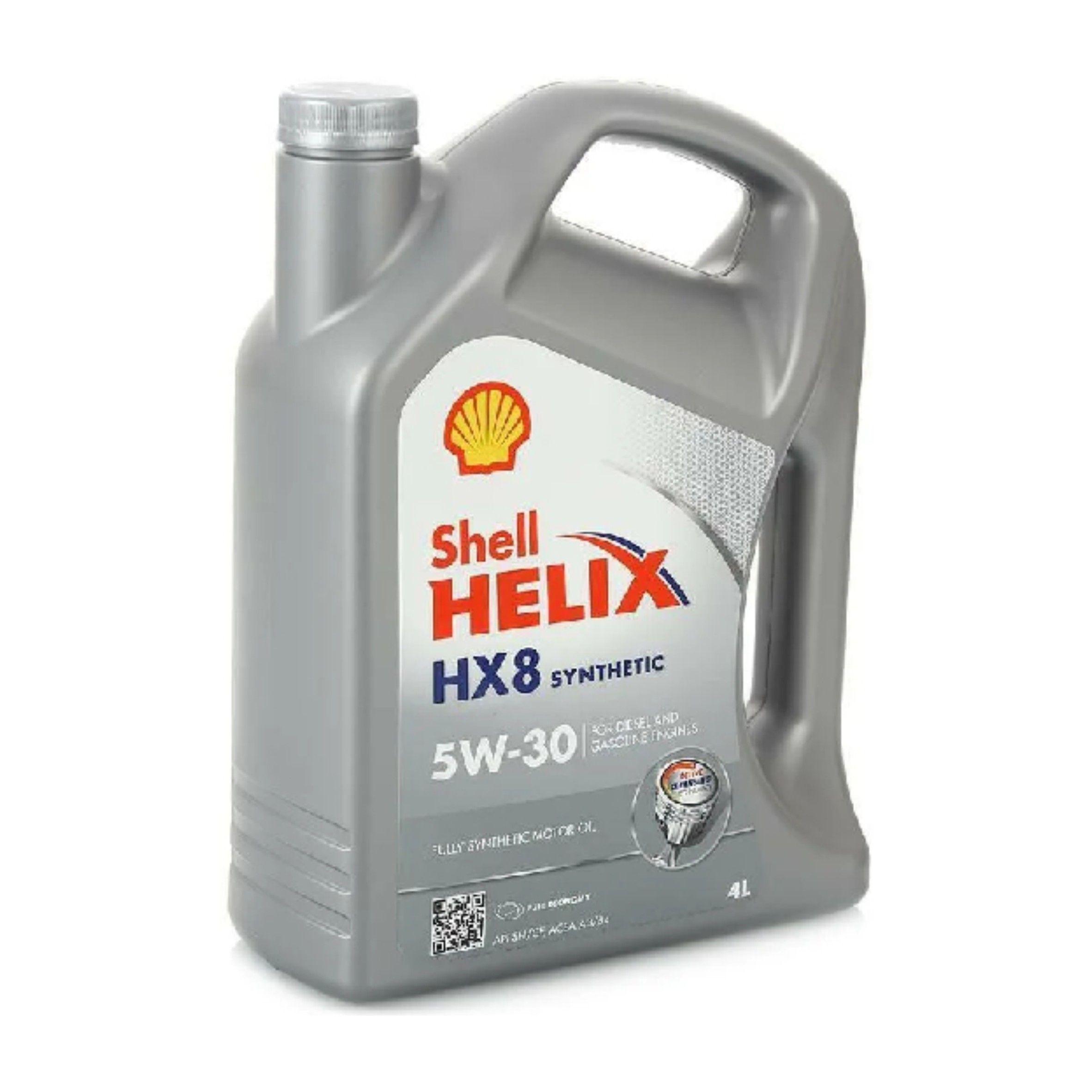 77 shel helix hx8 synthetic 5W-30 Масло моторное, Синтетическое, 4 л