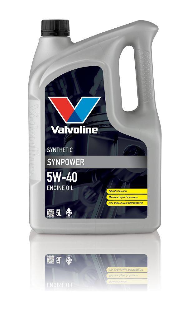 Valvoline | Valvoline SYNPOWER SAE 5W-40 Масло моторное, Синтетическое, 5 л