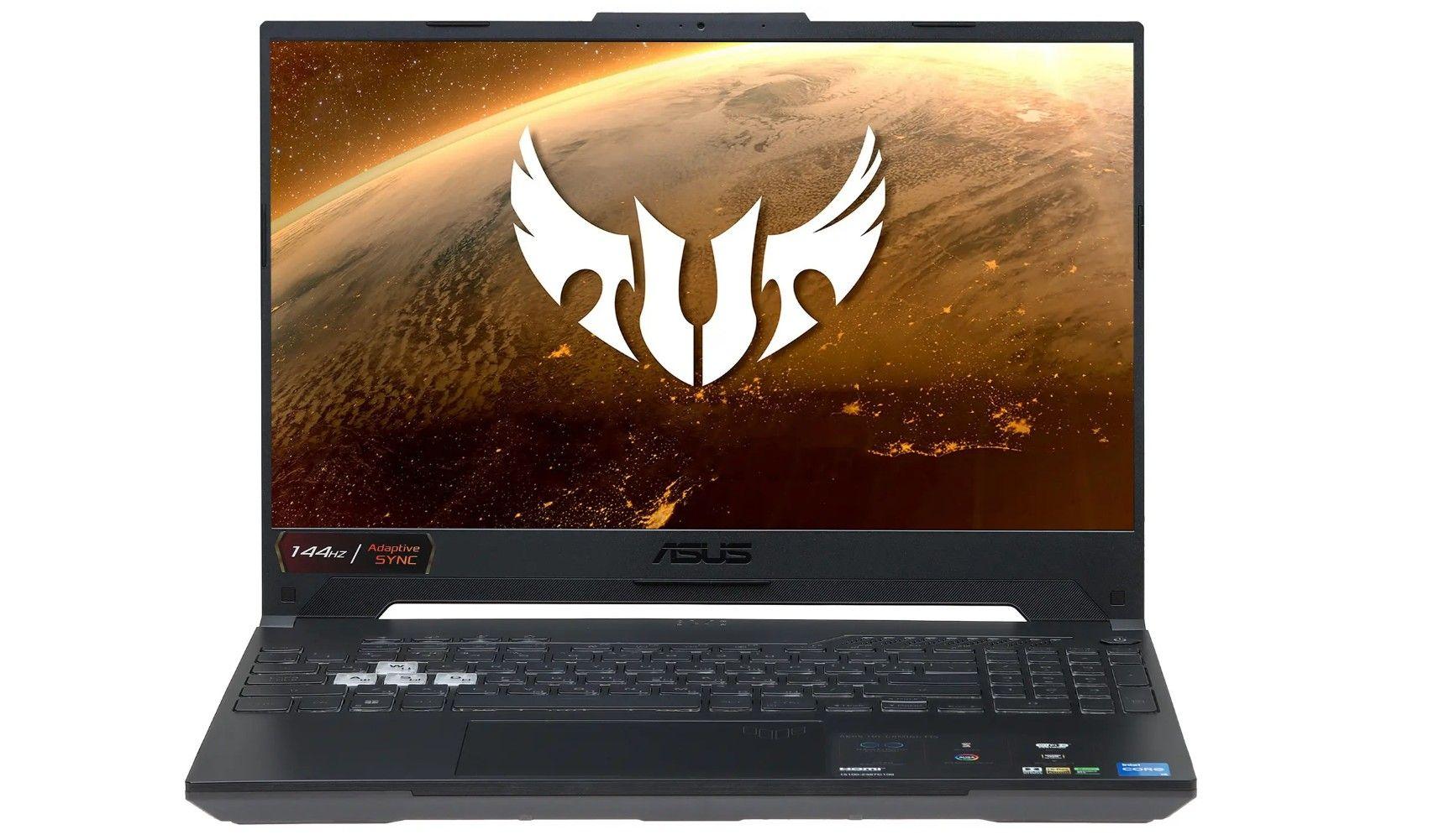 ASUS TUF Gaming F15 FX507ZC4-HN009 серый Игровой ноутбук 15.6", Intel Core i5-12500H, RAM 16 ГБ, SSD, NVIDIA GeForce RTX 3050 для ноутбуков (4 Гб), Без системы, (90NR0GW1-M000P0), черный, Русская раскладка