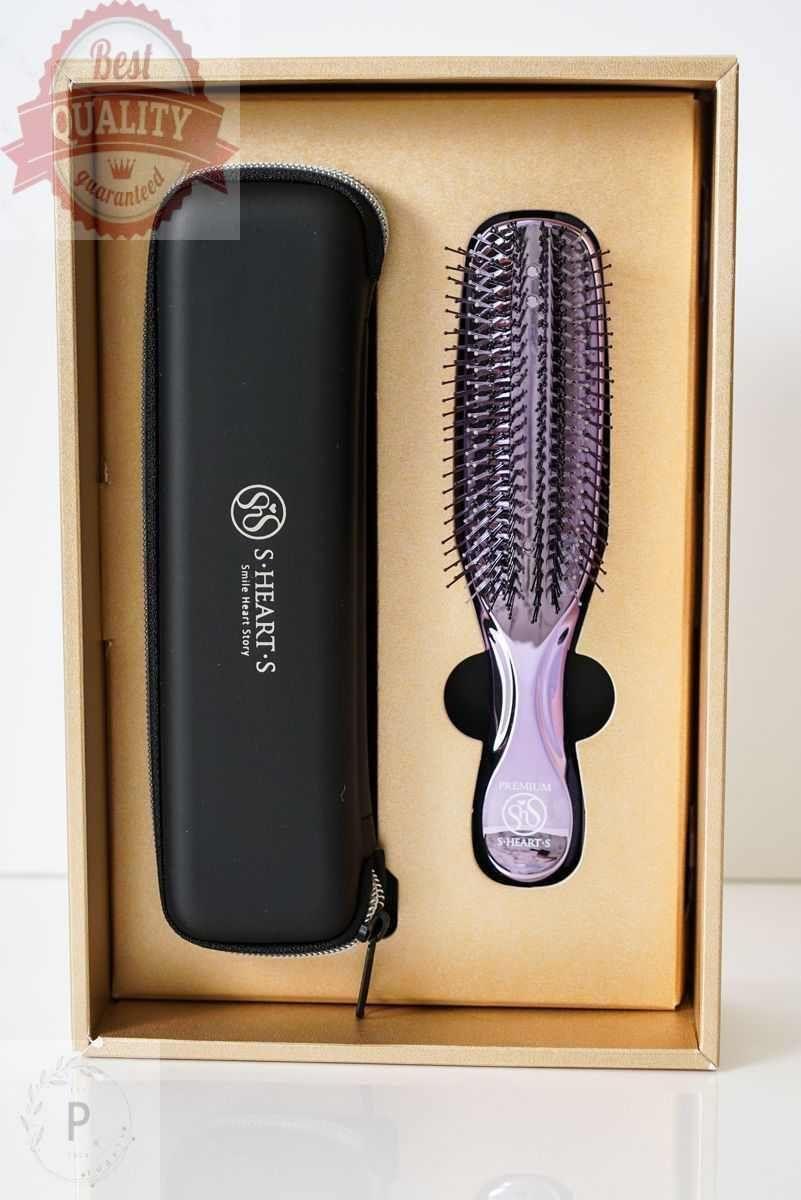 Японская расческа Scalp Brush PREMIUM (набор с чехлом)