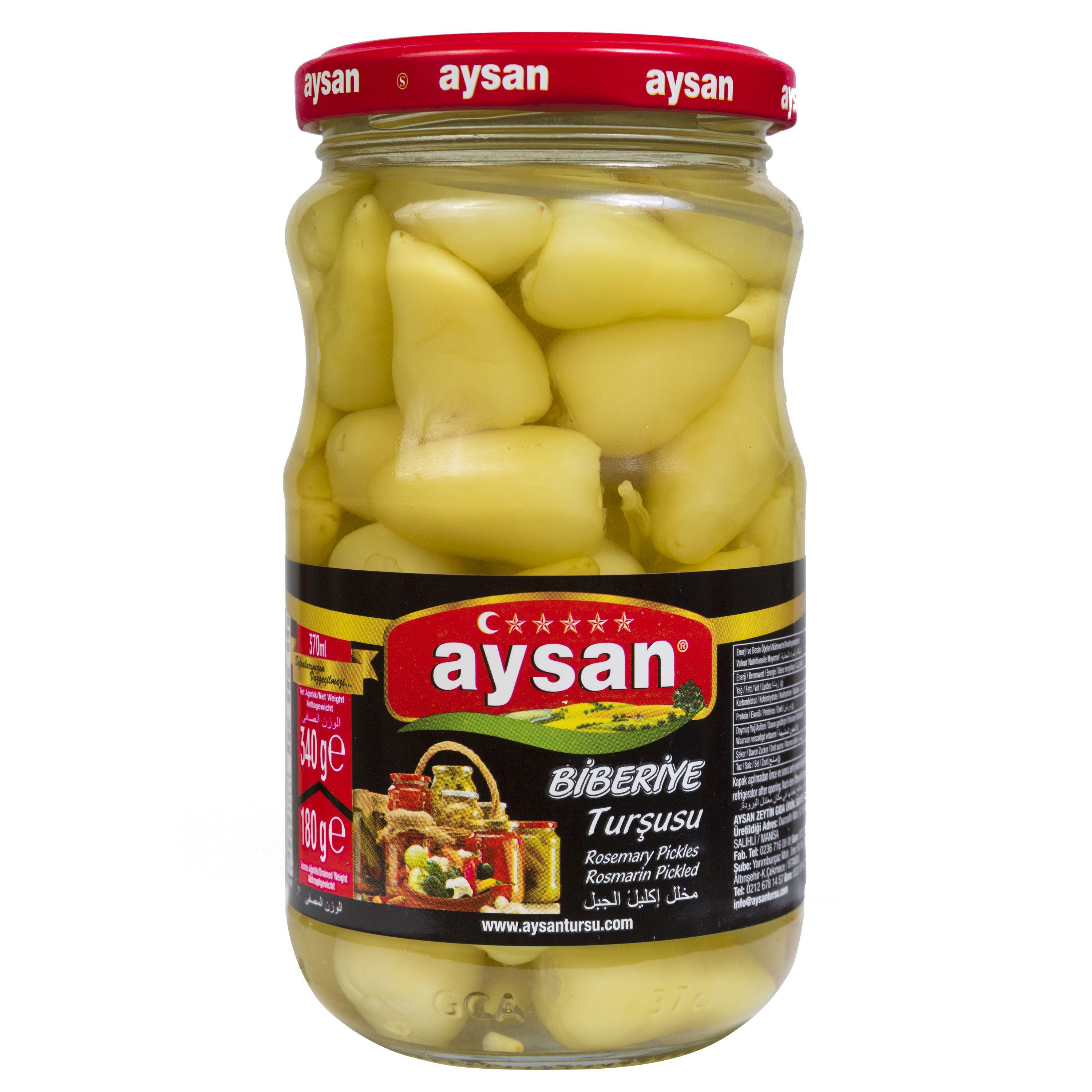 aysan | Маринованные острые перцы Биберие 340 гр Aysan