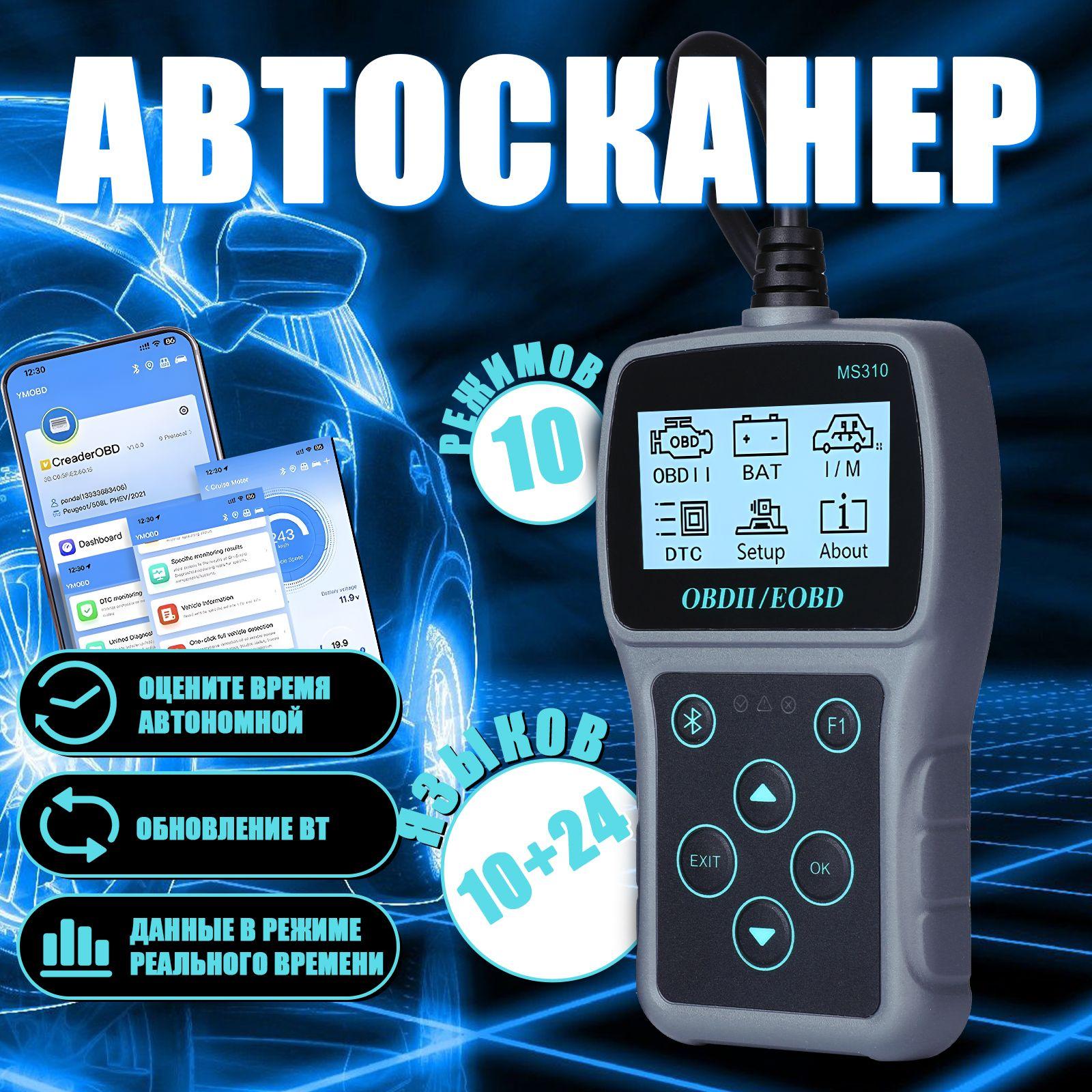 Автосканер для диагностики автомобиля OBD2 Scanner, диагностический сканер