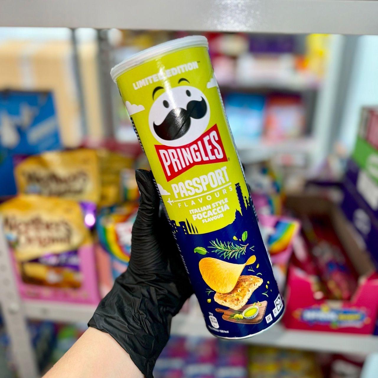 Pringles Pasport Italian Foccacia / Limited Edition 165 гр.