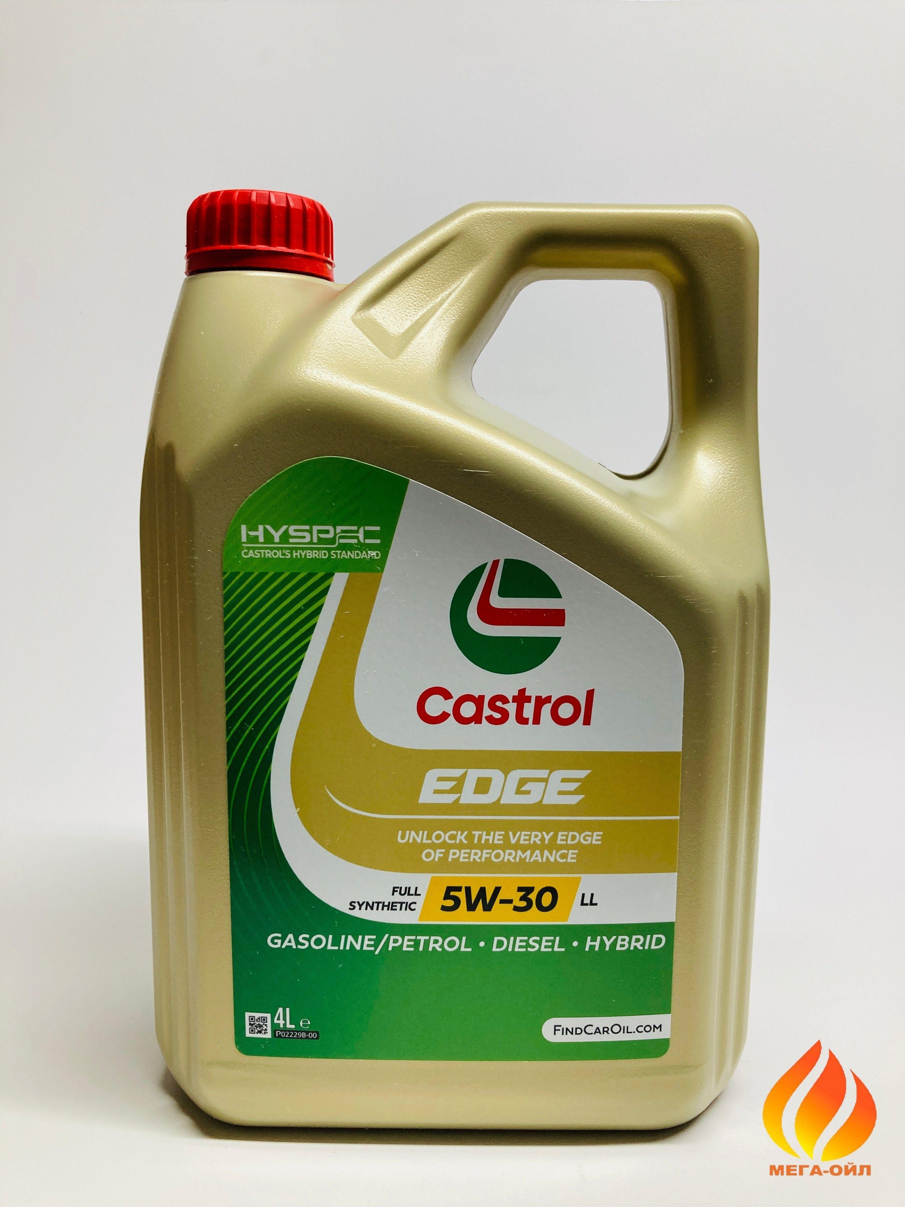 Castrol EDGE LL 5W-30 Масло моторное, Синтетическое, 4 л