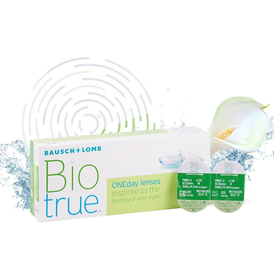 Контактные линзы Biotrue ONEday /-3.75 / 8.6/ 30 шт 1 день