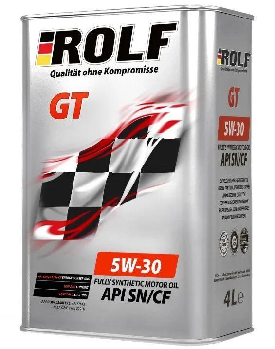 ROLF gt 5W-30 Масло моторное, Синтетическое, 4 л