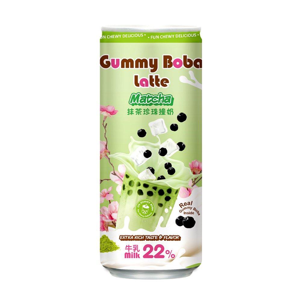 Напиток Os Bubble Gummy Boba Latte Matcha 0,47л ж/б Тайвань