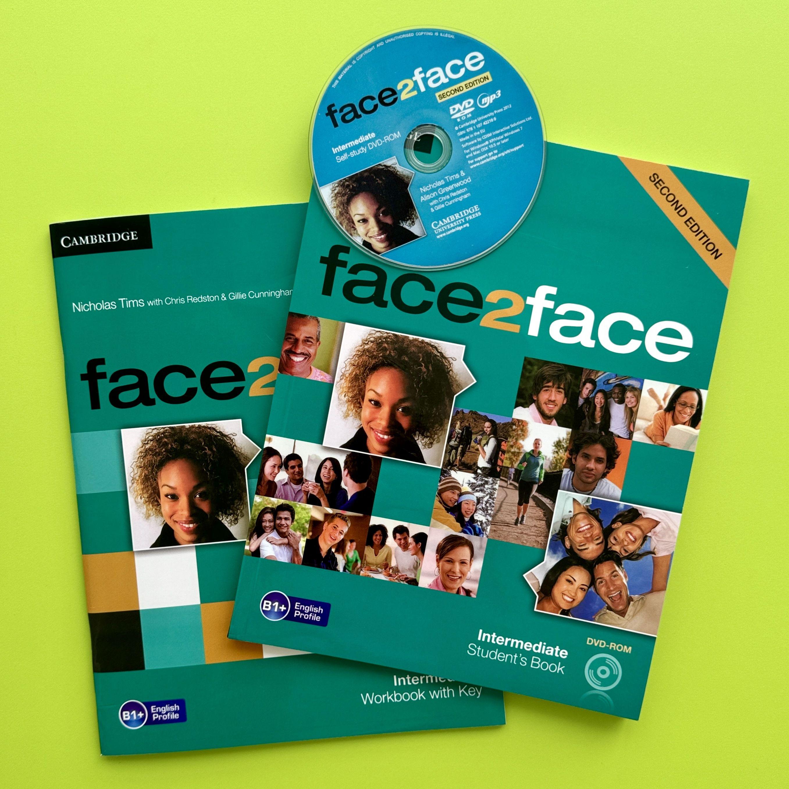 Face2face Intermediate Комплект Students Book with DVD + Workbook (2nd Edition)