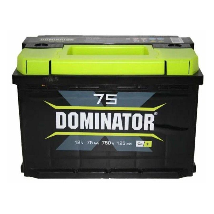 DOMINATOR Аккумулятор автомобильный, 75 А•ч, Прямая (+/-) полярность