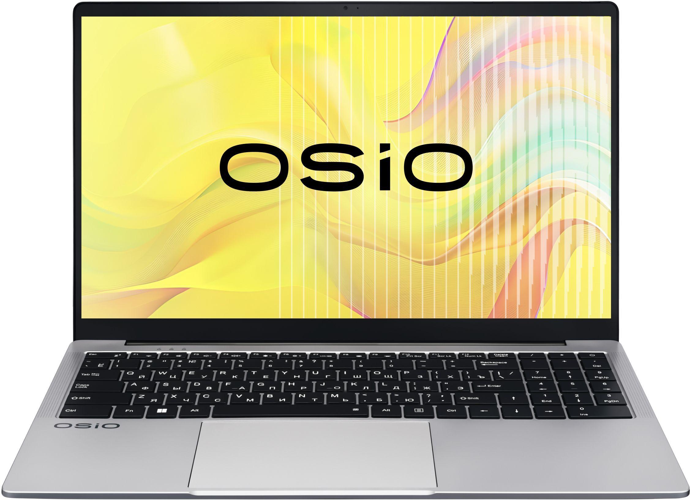 OSiO FocusLine F150i-001 Ноутбук 15.6", Intel Core i3-1125G4, RAM 8 ГБ, Intel UHD Graphics, Без системы, (F150I-001), серый, Русская раскладка