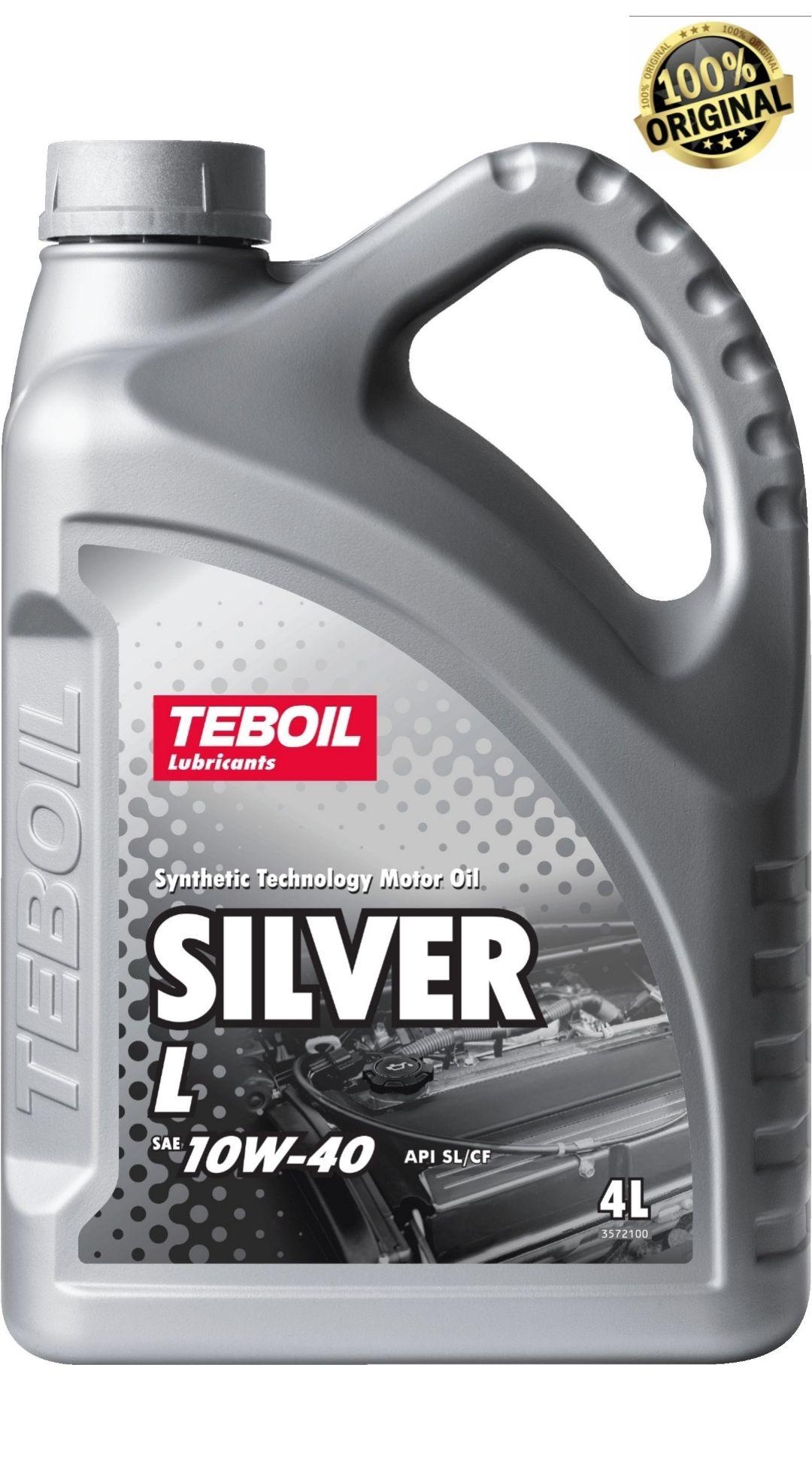 TEBOIL | TEBOIL 10W-40 Масло моторное, Полусинтетическое, 4 л