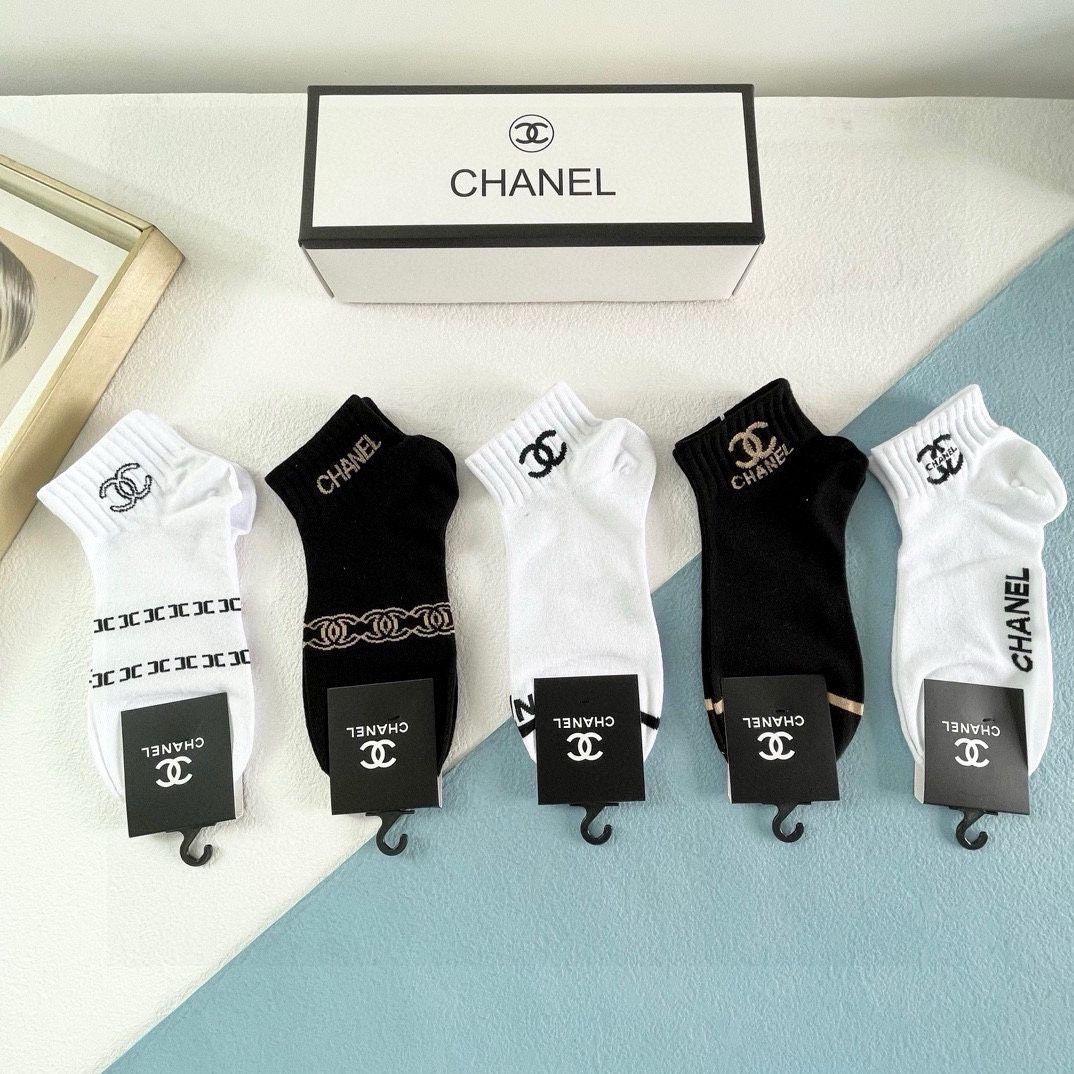 Комплект носков Chanel, 5 пар