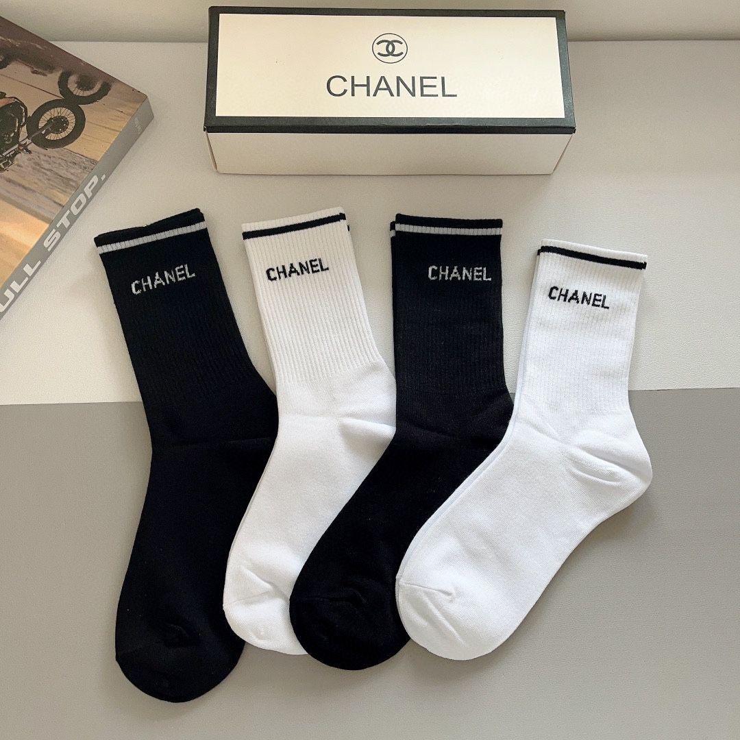 Комплект носков Chanel, 4 пары