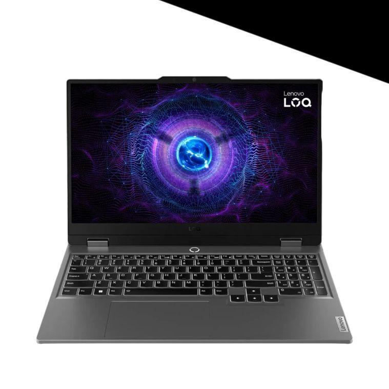 Lenovo LOQ 15IRX9 Игровой ноутбук 15.6", Intel Core i5-13450HX, RAM 16 ГБ, SSD 512 ГБ, NVIDIA GeForce RTX 4050 для ноутбуков (6 Гб), Без системы, (83DV00GBRK), серый, Русская раскладка