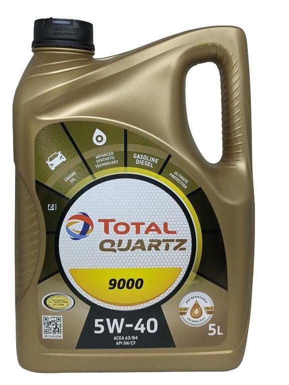 Total QUARTZ 9000 5W-40 Масло моторное, Синтетическое, 5 л