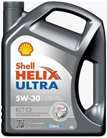 Shell HELIX ULTRA ECT C3 5W-30 Масло моторное, Синтетическое, 4 л