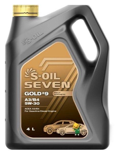 S-OIL SEVEN gold #9 a3/b4 5W-30 Масло моторное, НС-синтетическое, 4 л