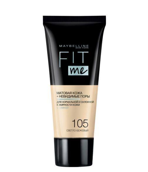 Maybelline New York Тональный крем для лица "Fit Me", матирующий, 30 мл