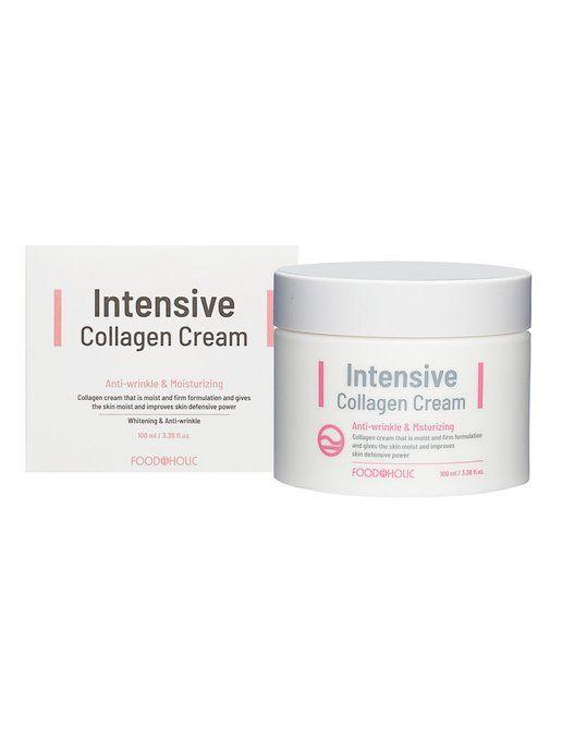 Антивозрастной функциональный крем для лица с коллагеном FOODAHOLIC INTENSIVE COLLAGEN CREAM