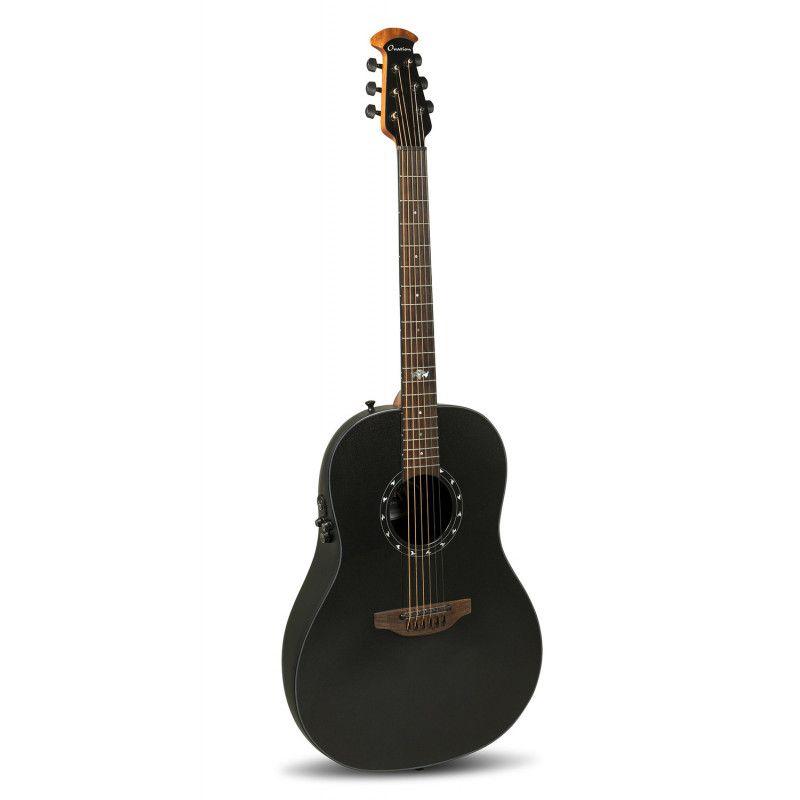 OVATION 1516PBM-G Pro Series Ultra Mid Depth Pitch Black - электроакустическая гитара