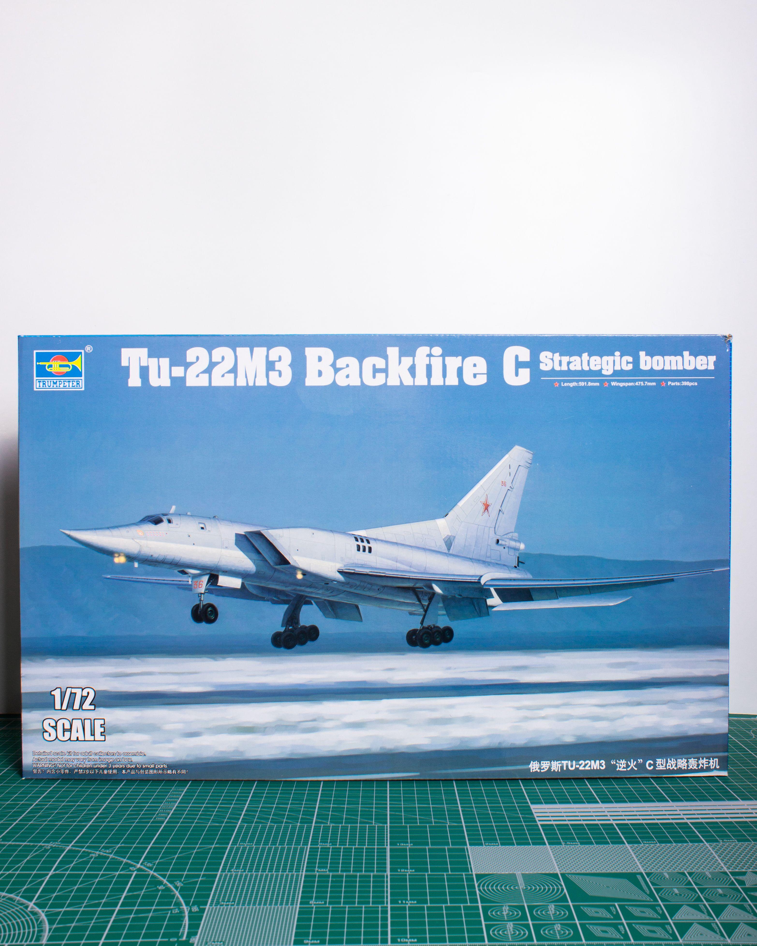 Trumpeter/Российский стратегический бомбардировщик Ту-22М3 (НАТО - Backfire C)