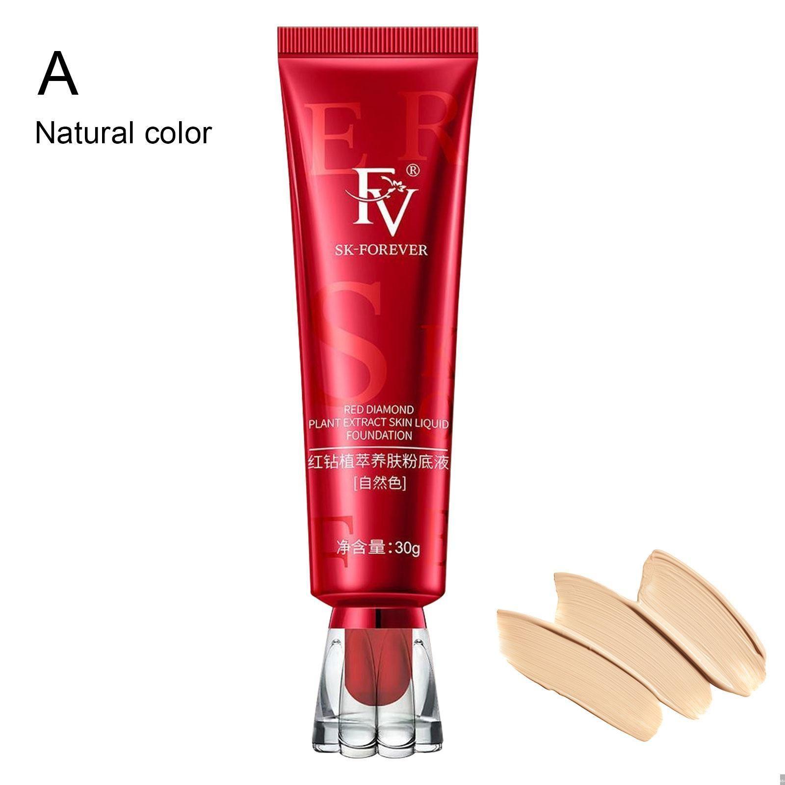 Red FV Concealer Cream Foundation Растительный экстракт Питательный жидкий увлажняющий консилер для кожи