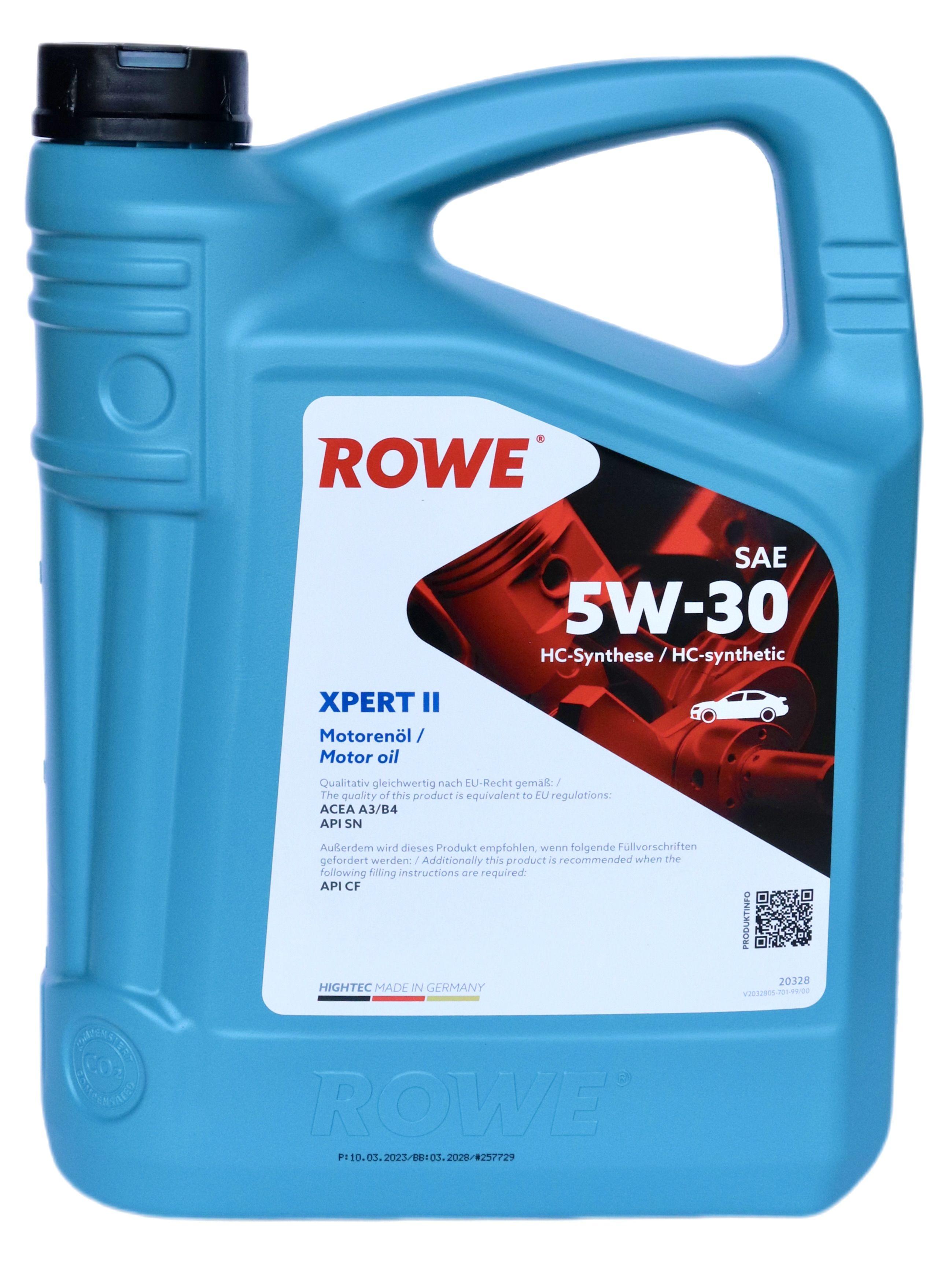 ROWE hightec xpert ii sae 5w-30 5W-30 Масло моторное, НС-синтетическое, 4 л