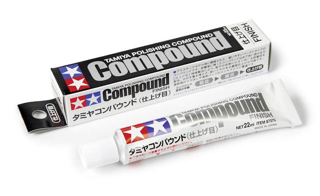 Tamiya Polishing Compound Finish, Полировочная паста для финишной шлифовки и полировки